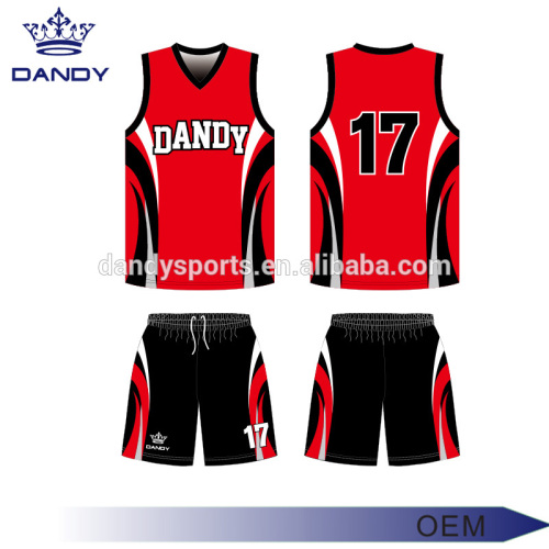 Custom Design Beschikbare Basketbal Training Kit