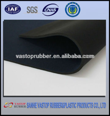 Nice price polyester neoprene rubber sheet fabric