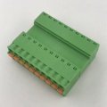 10 pin 12-24 AWG pluggable spring terminal block