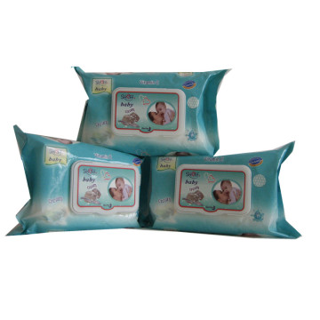 Commerce de gros Lingettes humides biologiques Lingettes humides biodégradables pour bébé