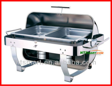 Rectangle roll top chafing dish