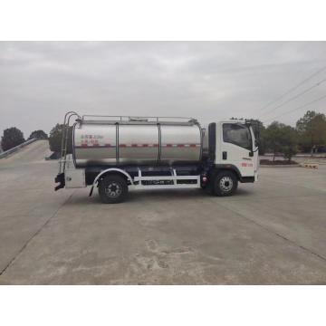 Camion de réservoir de transport de lait en acier inoxydable 3000L