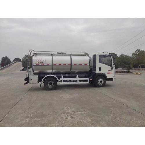 Caminhão de tanque de transporte de leite de aço inoxidável 3000L