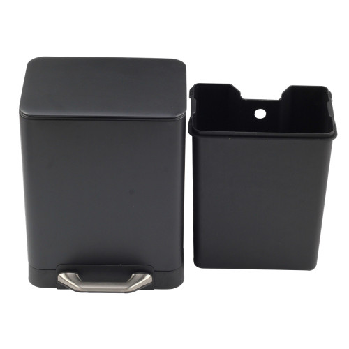 Bin preto Pedal withBucket para casa