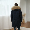 Winter High Quality Mens Parka Jacket Faux Fur