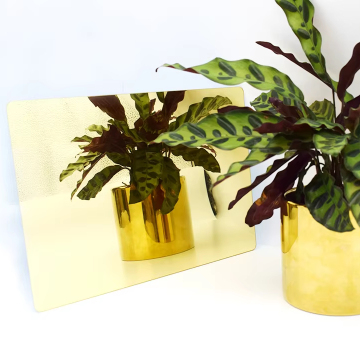 Wholesale Custom Acrylic Mirror Panels & Sheets - Rose Gold Acrylic Mirror