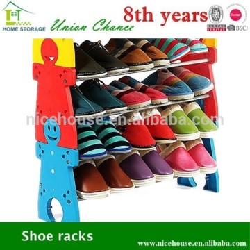 Portable Space Saving Tower Shoes Rack/Metal Plastic Ideal Shoes Storage