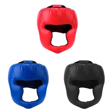 Custom Logo Sanda Head Protector Adult Kick Boxing Helmet Monkey Face Design Kids Boxing Headgear
