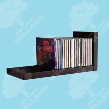 Wooden CD shelf