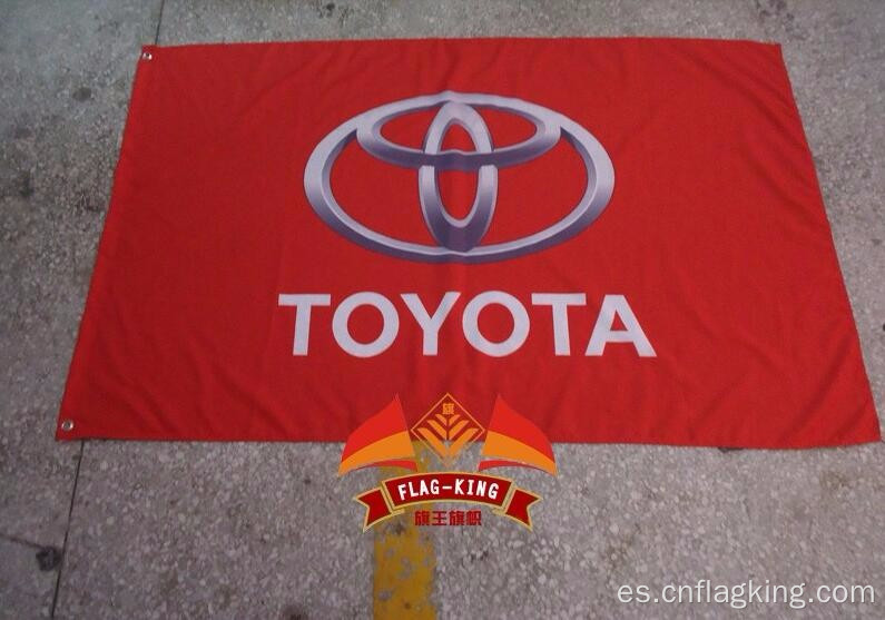Bandera del equipo de carreras de coches de TOYOTA bandera del club de coches de TOYOTA 90 * 150 CM 100% poliéster