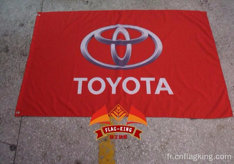 Drapeau de l&#39;équipe de course automobile TOYOTA Bannière du club automobile TOYOTA 90*150CM 100% polyester