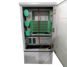 Outdoor 144 Fiber ODF Telecom Distribution Cabinet