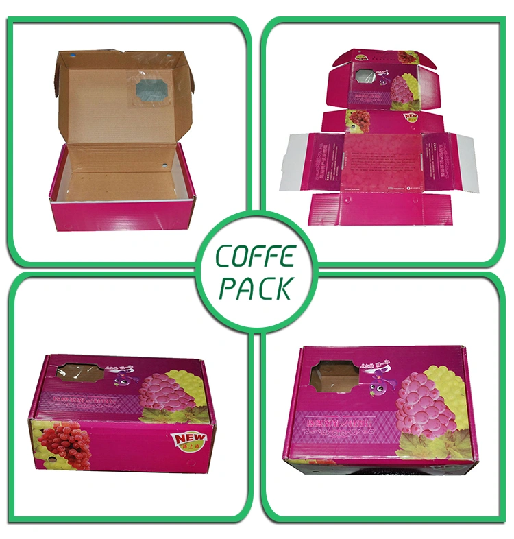 Double Wall High Quality Fruit Box Carton for Grapes Package