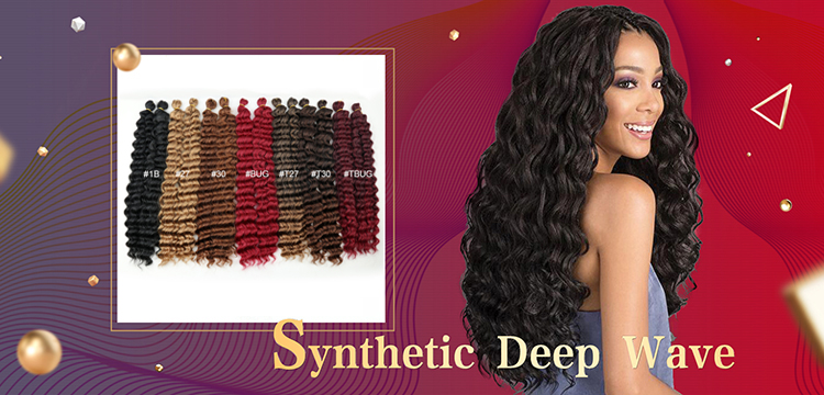 22" 85g kankelaon kinky deep wave curl crochet braid hair ombre extension curly deep wave bulk hair
