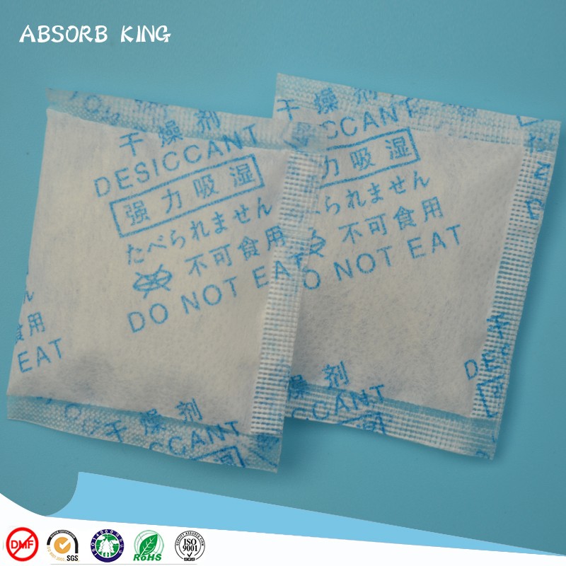 china factory 5g DMF free moisure absorber environmentally friendly silica gel desiccant bag