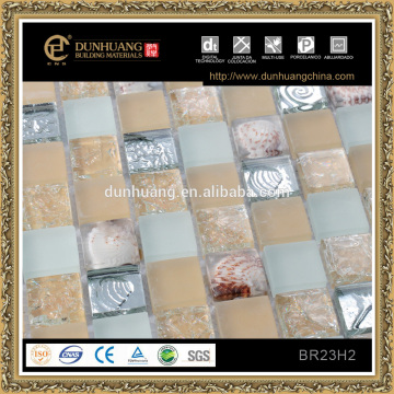 seashell backsplash mosaic tiles crystal glass mosaic tile