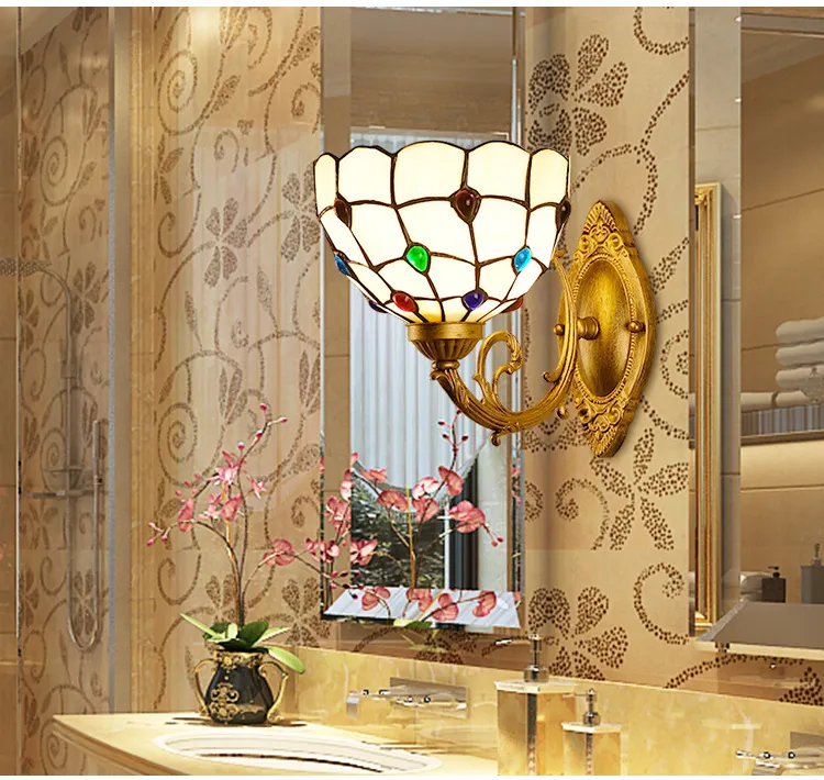 Elegant European Style LED Wall Lights for Living Rooms