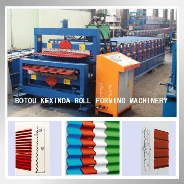 double layer roof panel wall tile forming machine