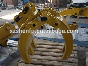 excavator mechanical grab wood grab stone grab