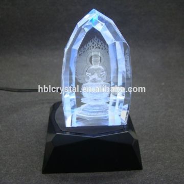 3d laser crystal block