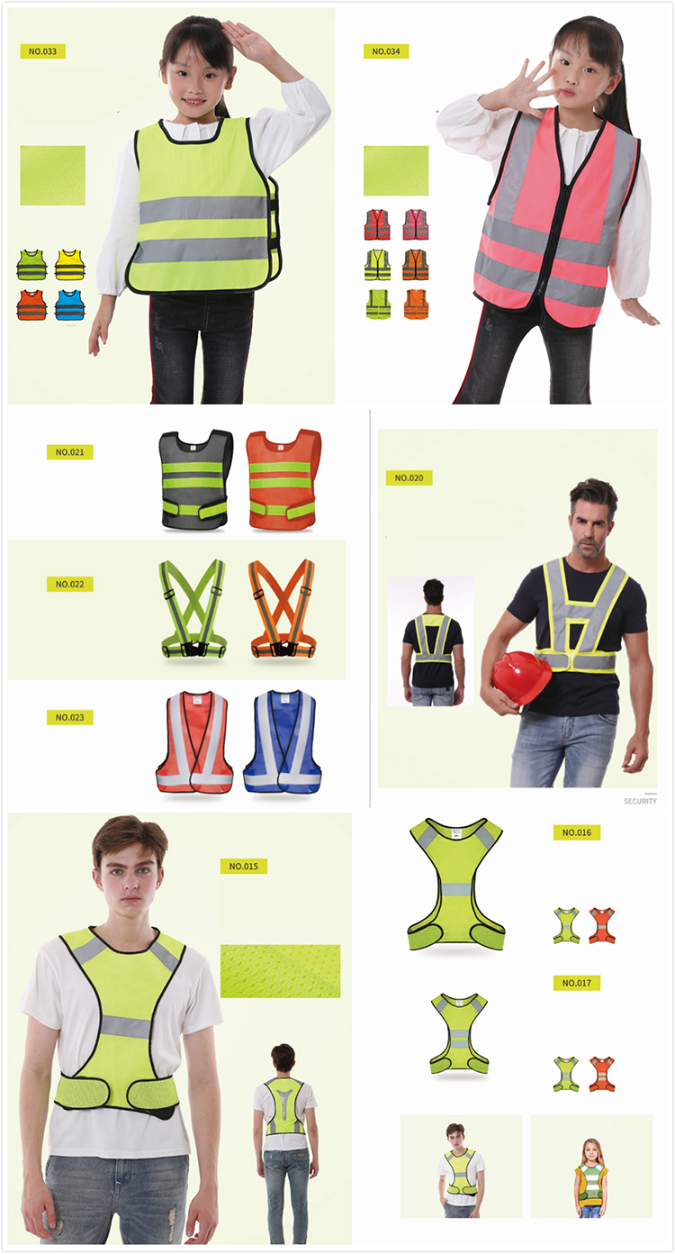 Hot Sale 100% Polyester Fabric Yellow Safety Vest Safety Vest With Logo
