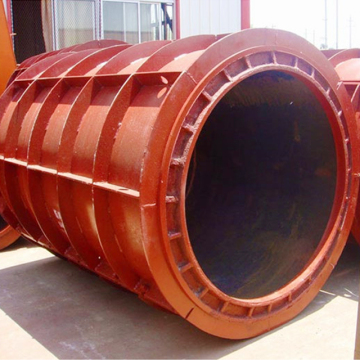Concrete pipe reinforcement mould for precast concrete