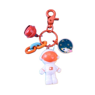 Personalized Plastic Spaceman Keychain