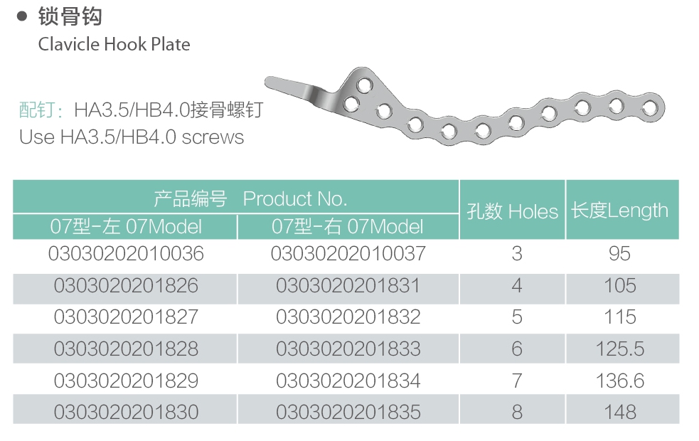 38 plat kait klavikula 38 clavicle hook plate