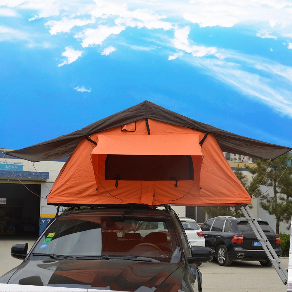 Carpa de campamento impermeable de caparazón suave de la azotea en la azotea