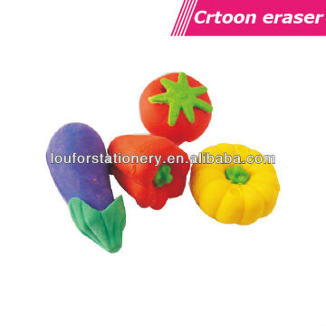 fruit and vegetable shape eraser