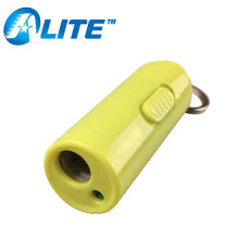 Wholesales Promotion Using PVC Rechargeable LED Keychain Flashlight