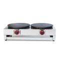 commercial double-head gas crepe maker with factory price