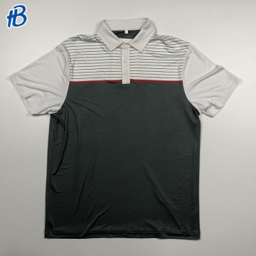 wholesale white black custom made polo shirt