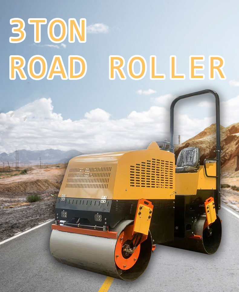 3 Tonnen Straßenrollen erdenmagierende Maschinen 3 Ton Road Roller Earthmoving Machinery