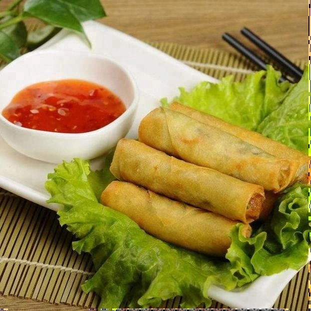 Frozen Vegetables Spring Roll Oriental Food Snack