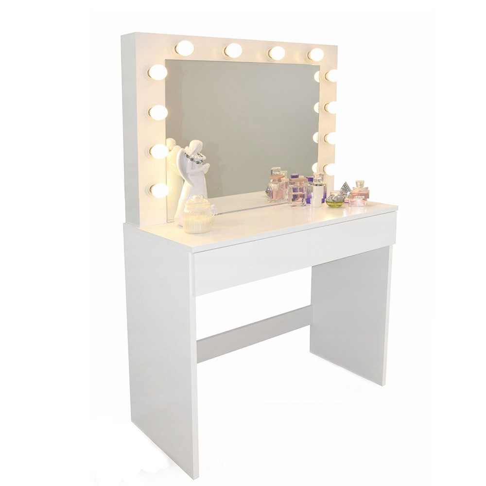 Bedroom Dressing Table With Lights and Mirror