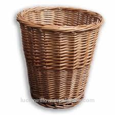 VINTAGE OFFICE WICKER WASTE BASKET,RUBBISH BIN