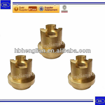 customized cnc machining brass casting parts