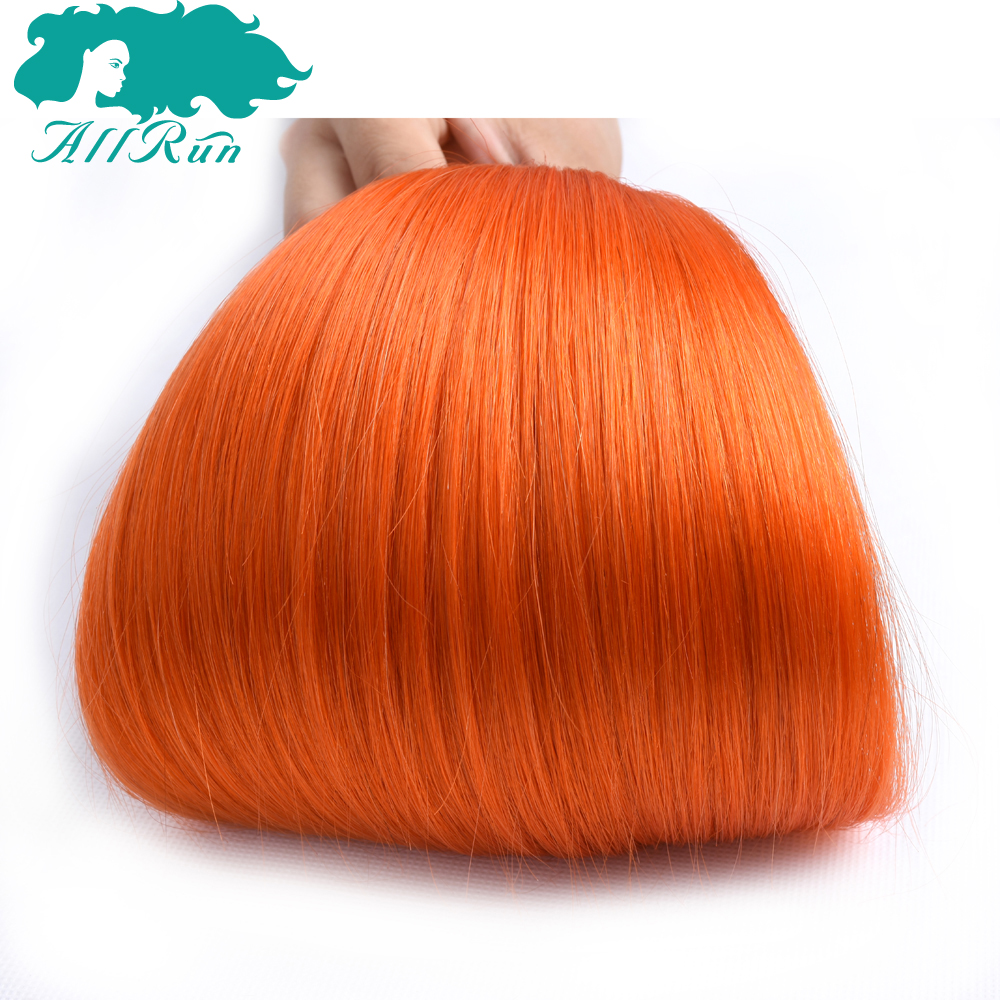 beaudiva orange brazilian hair coloring hot selling 1pc brazilian hair weave bundles 100% human hair shedding free