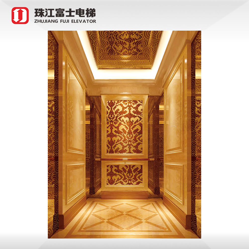 ZhuJiangFuji Commercial Building passenger elevator classical elevator lift