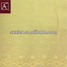 100% Cotton Fabric Eyelet Border Embroidery Design