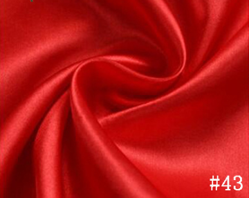 Dye Red Satin Dress Fabric