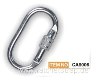 Reinforced Carabiner TUV 25KN for Safety Harness
