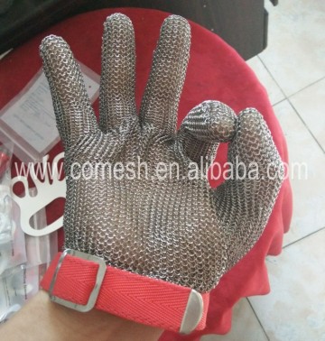 304L Stainless steel mesh butcher gloves