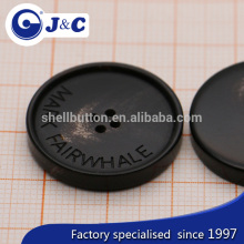 Customize size real ox horn buttons,natural horn buttons with laser logo
