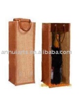 jute wine bag