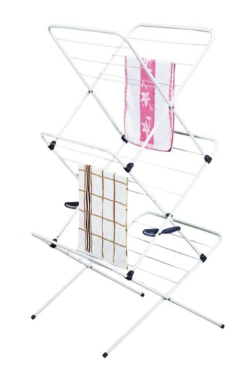 Folding X-Frame Clothes Drying Rack