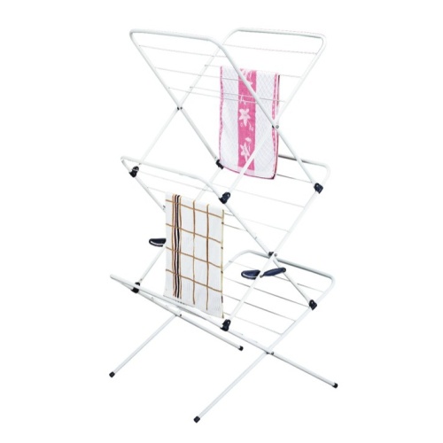 Ukugoqa i-X-Frame Clothes Drying Rack