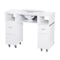 White Manicure Table With Vent