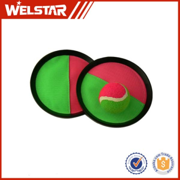 colorful game beach velcro sticky target catch ball toy play set